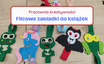 Filcowe zakładki do książek